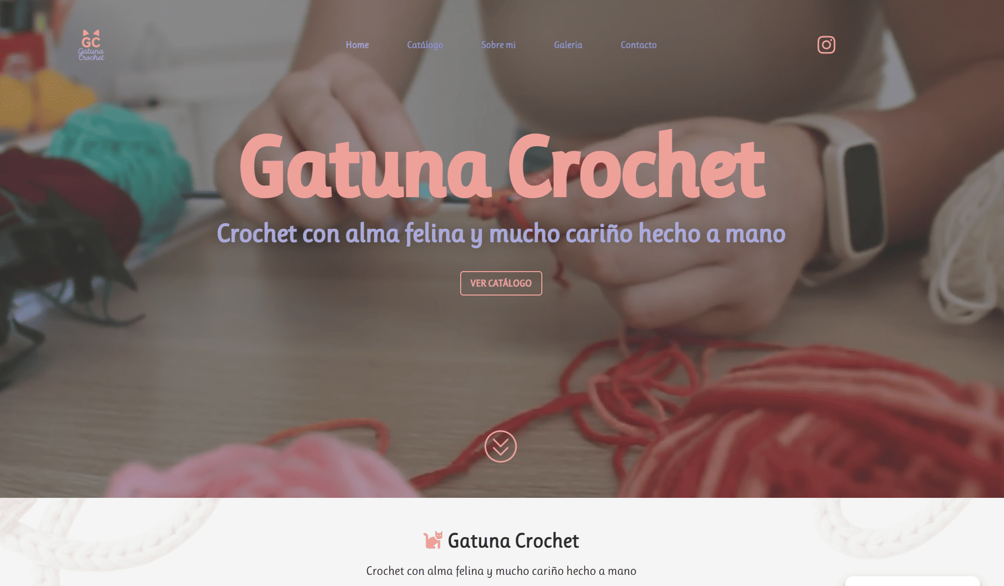 Vista previa del proyecto Gatuna Crochet