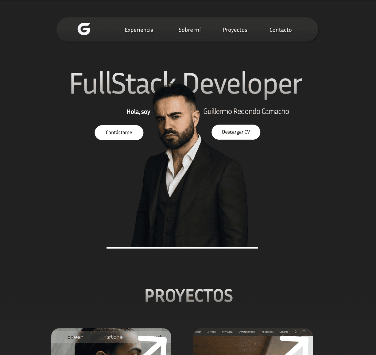 Vista previa del Portfolio Modern